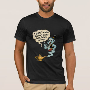 Camiseta Lámpara de genio mágico divertida Burbuja de diálo