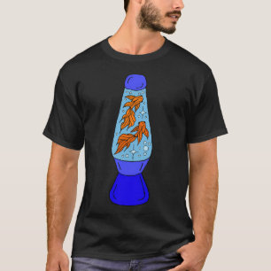 Camiseta lámpara de lava de peces koi