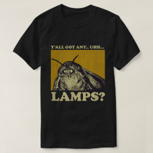 Camiseta Lámpara de meme de polilla con diseño divertido