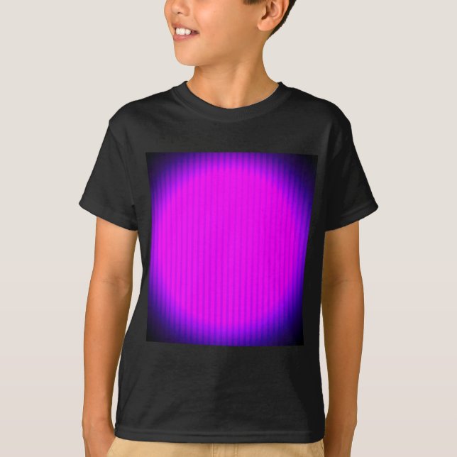Camiseta Lámpara fucsia del LED (Anverso)