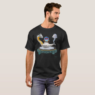 Camiseta Lámpara mágica de dragón de cerámica blanca