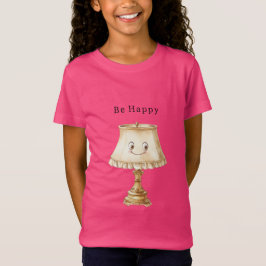 Camiseta Lámpara Sonriente Linda Sé Feliz