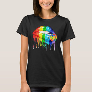Camiseta Lámparas Arcoiris Guay Morden Candy Lgbt Les Gay P