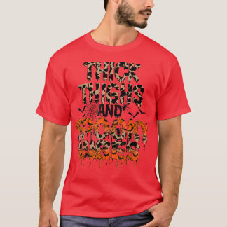 Camiseta Lámparas de halloween para mujeres y vibraciones e