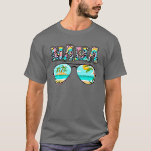 Camiseta Lámparas de sol de verano de leopardo Regalos del