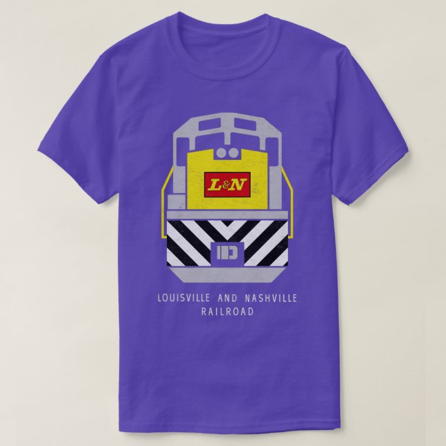 Camiseta LampN Louisville amp Nashville Railroad Engi (Diseño del anverso)
