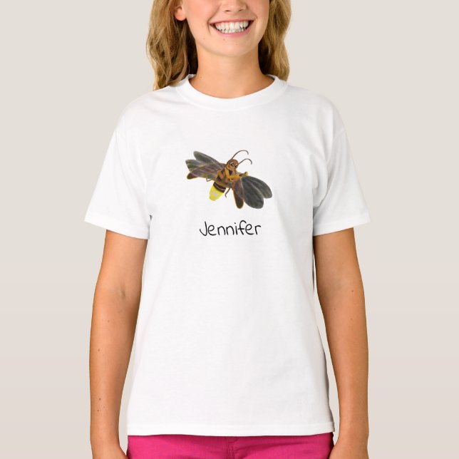 Camiseta Lampyridae brillante personalizada (Anverso)
