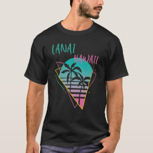 Camiseta Lanai Hawaii Palmeras Retro Ocean Surfing