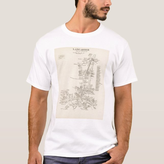 Camiseta Lancaster, ciudad de Lancaster (Anverso)