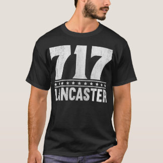 Camiseta Lancaster Pensilvania Código de Área 717