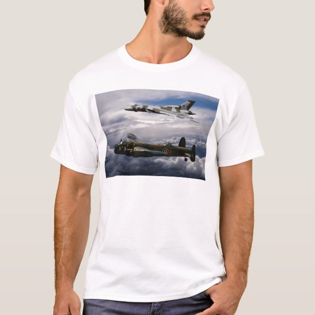 Camiseta Lancaster y Vulcan XH558 (Anverso)