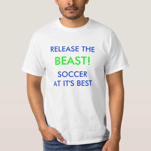 Camiseta ¡LANCE, BESTIA! , el FÚTBOL EN ÉL es EL MEJOR (Anverso)