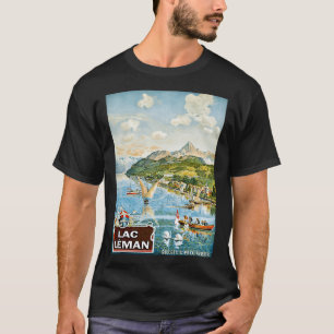 Camiseta Lanchas de vela Lake Lac Leman Geneva Suiza