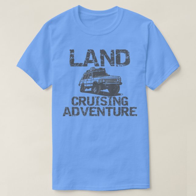 Camiseta Land Cruising Adventure 4WD T (Diseño del anverso)