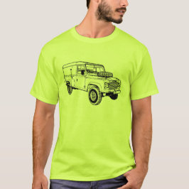 Camiseta Land Landy Rover Defender Car Vintage Pato de Send