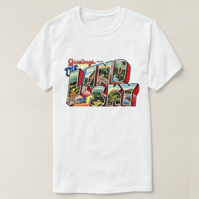 Camiseta Land of the Sky NC (Diseño del anverso)