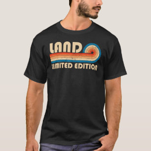 Camiseta LAND Surname Retro Vintage Reunio de cumpleaños de