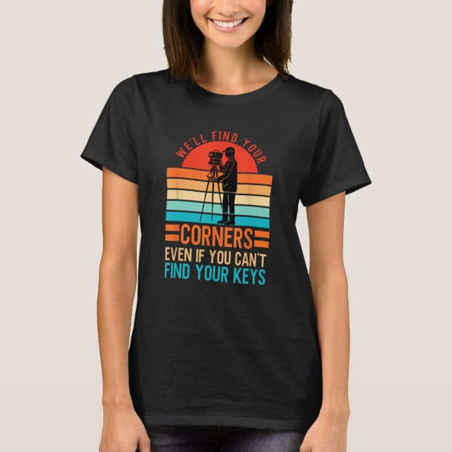 Camiseta Land Surveyor Examiner Topographer (Anverso)