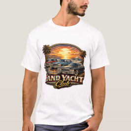 Camiseta Land Yacht Club – Vintage American Luxury Car T-Sh