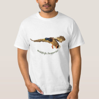 Camiseta Landing Male Mallard Duck Wildlife T-Shirt