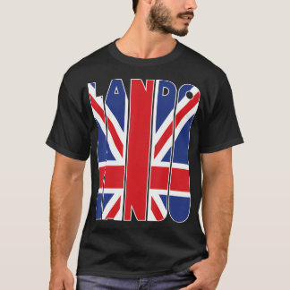 Camiseta Lando Bandera del Reino Unido Raza de Fórmula