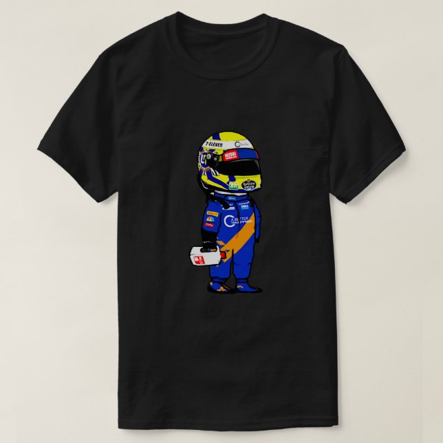 Camiseta Lando Norris Gift Halloween Day, Acción de Gracias (Diseño del anverso)