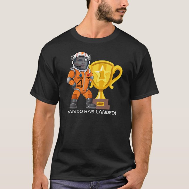 Camiseta Lando Norris World Champion 2025 Winner (Anverso)