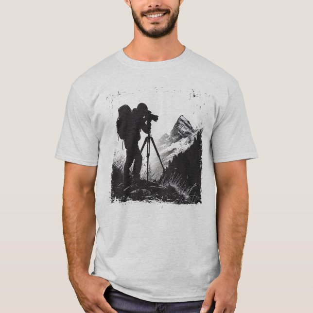 Camiseta Landscape Photography Photographer Camera Tripod (Anverso)