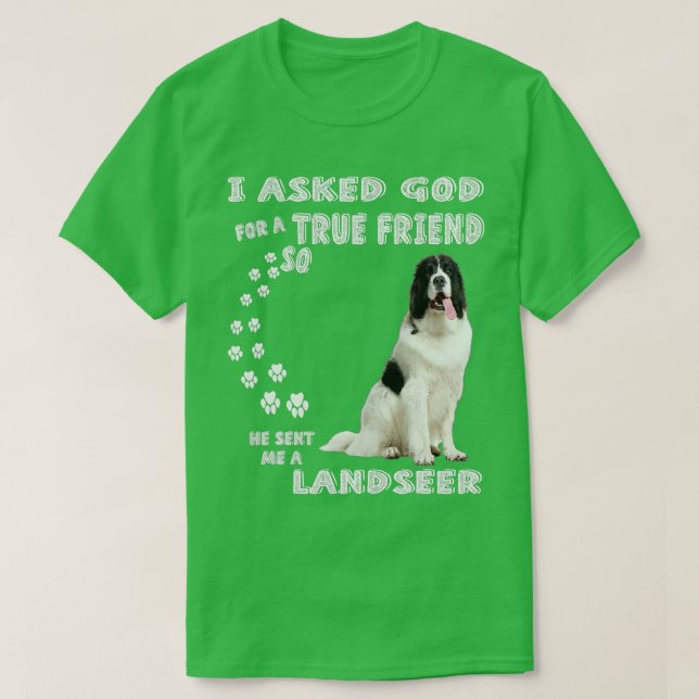 Camiseta Landseer Newfoundland Saying Mom Dad Print, Newfie