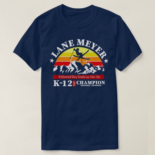 CAMISETA LANE MEYER K12 CHAMPION SKIING SPORT GIFT (Diseño del anverso)