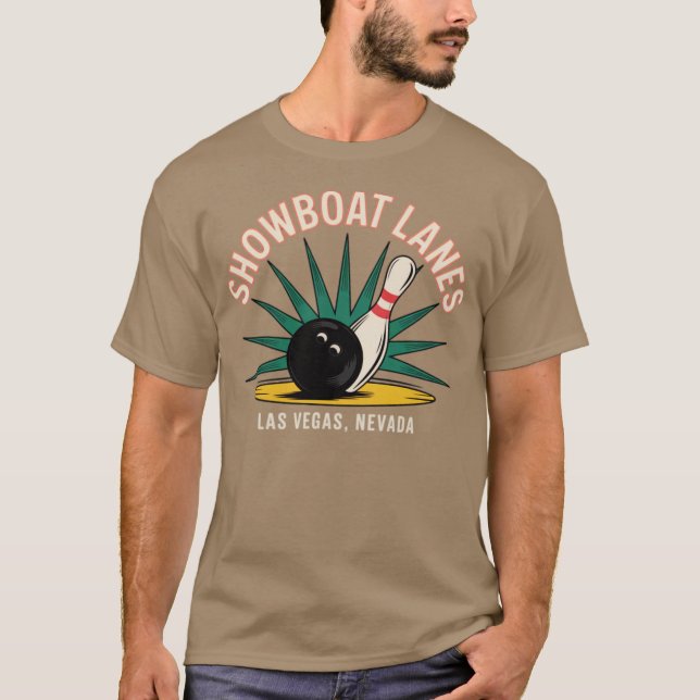 Camiseta Lanes Showboat Lanes - Las Vegas, NV (Anverso)