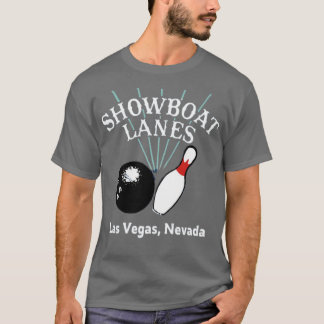 Camiseta Lanes Showboat Lanes - Las Vegas, NV - Bolos Vinta
