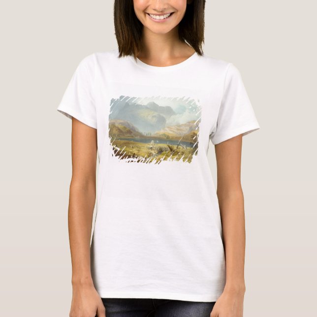 Camiseta Langdale Pikes, de "The English Lake District", (Anverso)