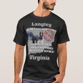 Camiseta Langley, Virginia Secret Squirrel Design al frente