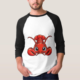 Camiseta Langosta Adorable Peekaboo