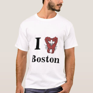 Camiseta Langosta de la diversión de Boston del amor del