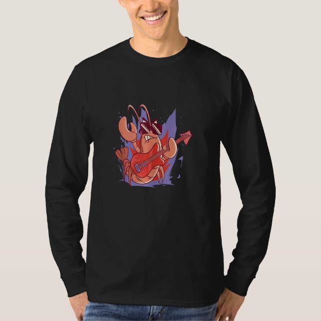 Camiseta Langosta de Roca Divertida (Anverso)