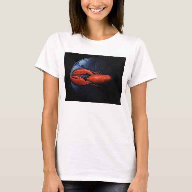 Camiseta Langosta en la placa de Tiffany (Anverso)