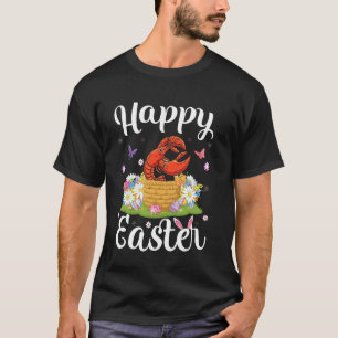 Camiseta Langosta Feliz Caza de Huevos de Pascua Oreja de C