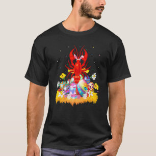 Camiseta Langosta Pescado Huevo de Pascua Langosta Cute Pas