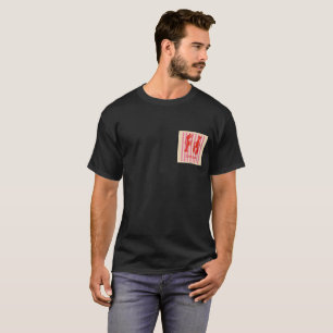 Camiseta Langosta Pop Crustáceos en Rayas de Caramelo