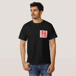 Camiseta Langosta Pop Crustáceos en Rayas de Caramelo