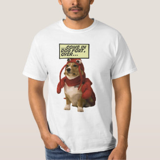 Camiseta Langosta roja del fuerte del perro