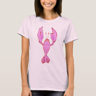 Camiseta Langosta rosa/langosta