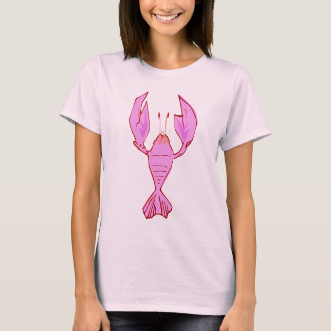 Camiseta Langosta rosa/langosta (Anverso)