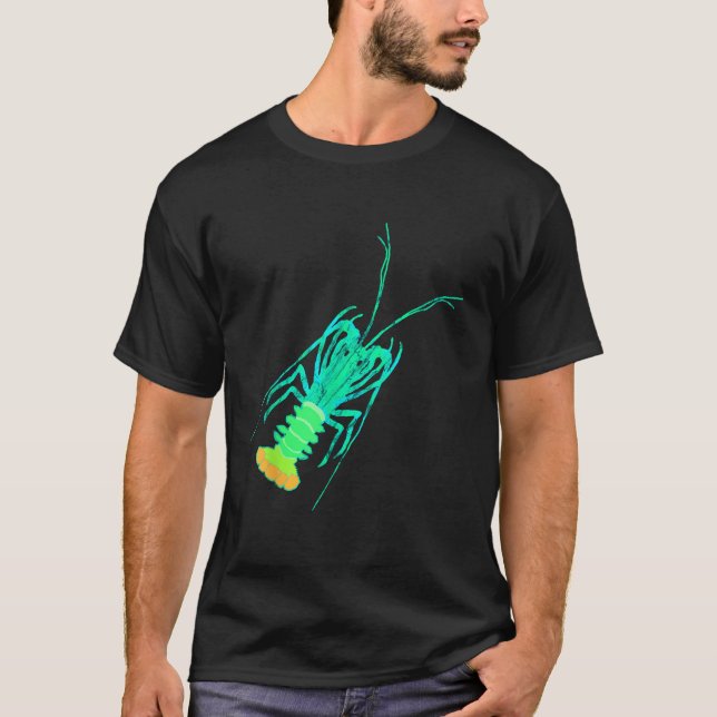 Camiseta Langosta Spiny Lobster Crustaceae Seafood (Anverso)