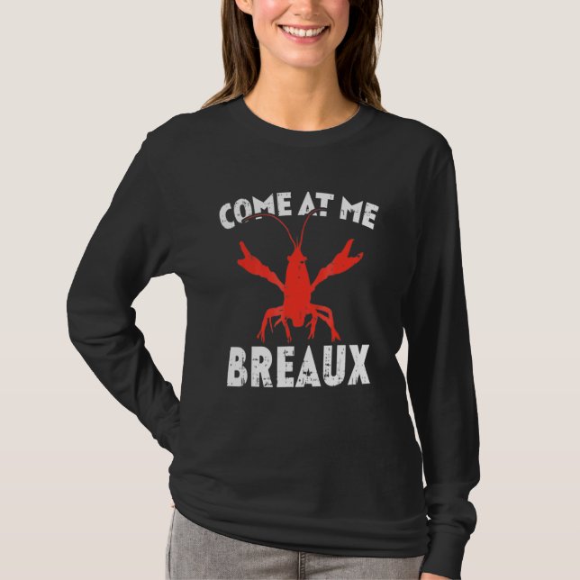 Camiseta Langosta Ven a mí Breaux Crawfish (Anverso)