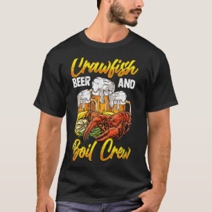 Camiseta Langostinos Con Cerveza Y Mariscos De Hierro Papi