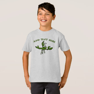 Camiseta Langostinos en verde, añadir texto