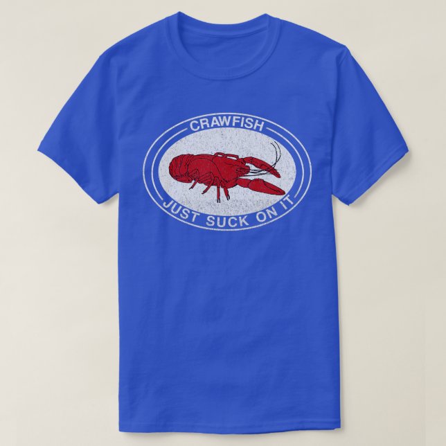 Camiseta Langostinos golpeados por el Chiste Cajún (Diseño del anverso)